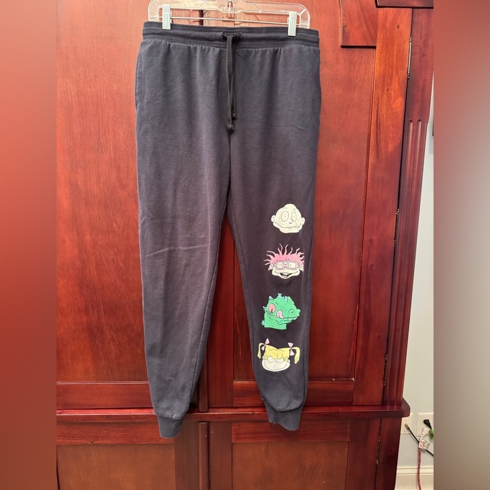 Nickelodeon Rugrats Graphic Fleece Joggers Size M (38-40)